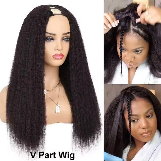 U Part Yaki Wig 100% Human